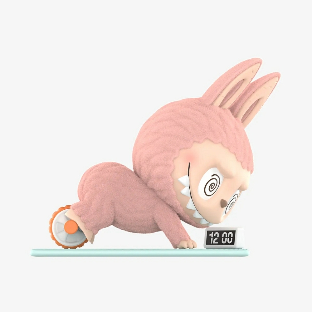 Labubu NIB Lazy Yoga Series Ab Roller Figure THE MONSTERS Pop Mart